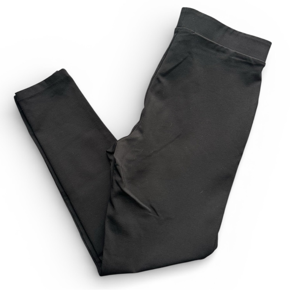 Halogen Black Ponte Pull On Pants